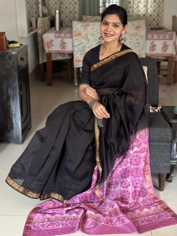 Maheshwari Silk Cotton Saree