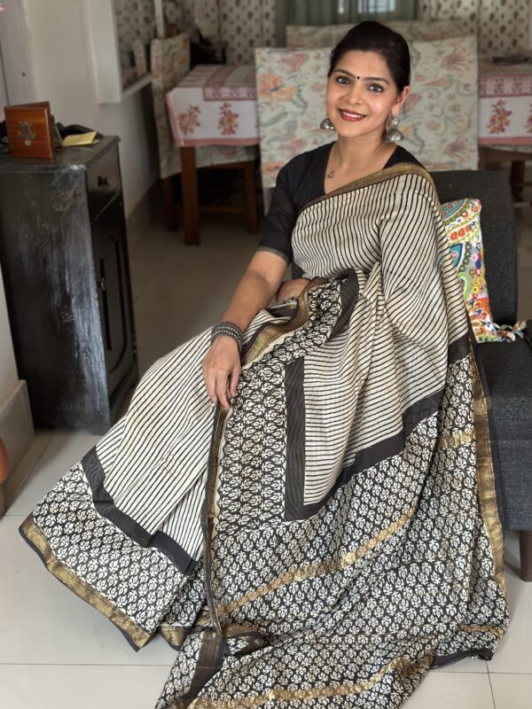 Maheshwari Silk Cotton Saree