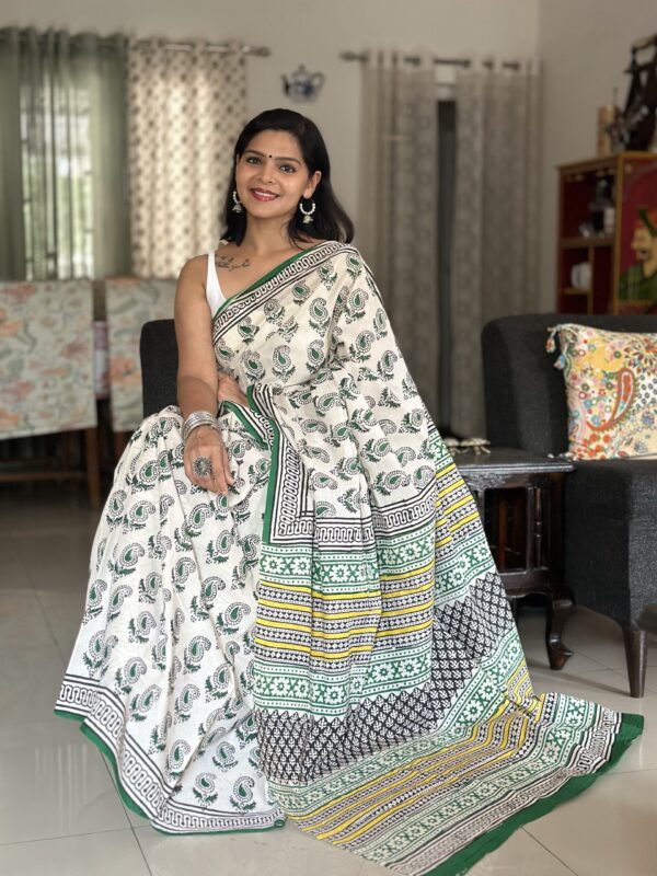 Gulshan Mulmul Cotton Saree