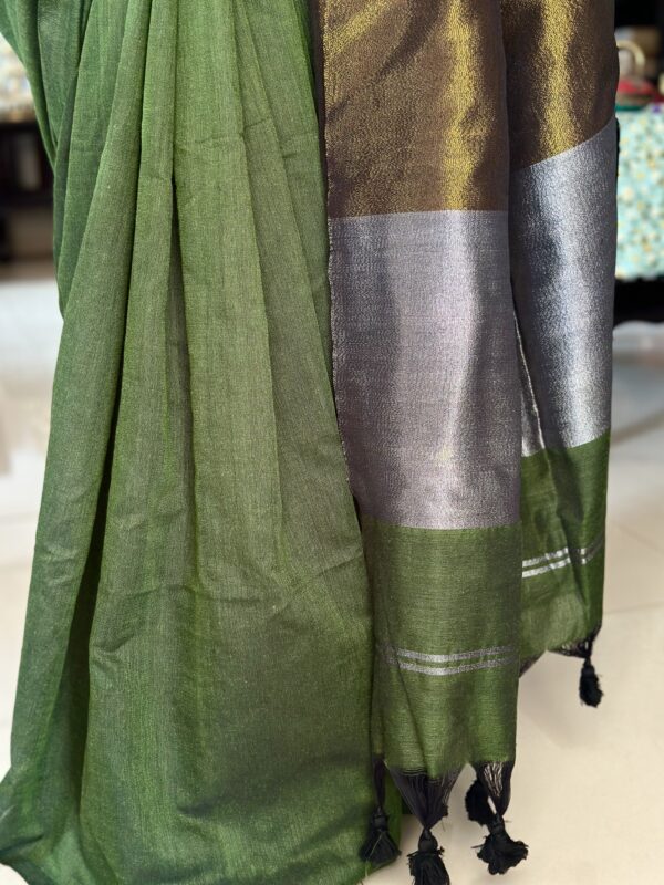 Roopkatha Green Cotton Saree